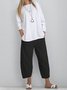 Women Cotton Pants Spring Summer Casual Pants