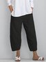 Women Cotton Pants Spring Summer Casual Pants