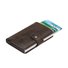 Automatic Leather Credit Card Holder Aluminum Alloy Metal Business ID Multifunction Cardholder Wallet