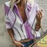 Long Sleeve Abstract Holiday Tops