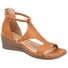 JFN  Women Casual Leather Comfy Wedge Sandals