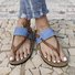 Women Casual Summer Daily Comfy Slip On Sandals