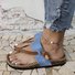 Women Casual Summer Daily Comfy Slip On Sandals