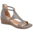JFN  Women Casual Leather Comfy Wedge Sandals