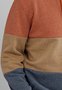 Color1 Cotton-Blend Color-Block Casual Sweatshirt