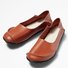 Slip On Leather Daily Casual Flats