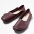 Slip On Leather Daily Casual Flats