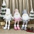 No face claus doll window furnishing articles