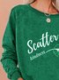 Scatter Kindness Dandelion Print Sweatshirts