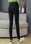 Women's - Basics Fleece Lined High Waist Skinny Soft Clouds Leggings
