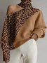 Long Sleeve Casual Cold Shoulder Sweater