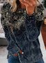 Women's Floral Crew Neck Vintage Spring/Fall Long Sleeve Sweatshirt