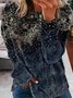 Women's Floral Crew Neck Vintage Spring/Fall Long Sleeve Sweatshirt