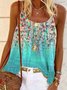 JFN Summer Floral-Print Floral Spaghetti Vacation Casual Tanks & Camis