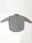 Checkered Shirt Collar Cotton Long Sleeve Shirts