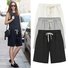 Plus Size Loose Sports Casual Five-point Shorts Straight-leg Mid-pants
