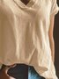 JFN Short Sleeve Solid Shirts & Tops