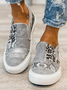 JFN  Leather and Flat Heel  Daily Women’s  Sneakers