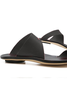 JFN  Slip On Open Toe Flat Heel Sandals