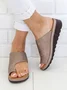 JFN  Women Comfy Platform Sandal Shoes