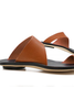 JFN  Slip On Open Toe Flat Heel Sandals