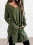 Casual Cotton-Blend Dress