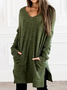 Casual Cotton-Blend Dress