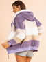 Colorblock Zip Sherpa Hoodie