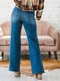 JFN Solid Pocketed Basic Casual Jeans