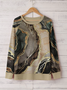 JFN Crew Neck Abstract Casual Sweatshirt
