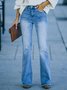 JFN Plain Loose Gradient Jeans