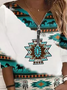 Crew Neck Color Block Sweatshirt