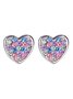 Elegant Cat Butterfly Heart Rhinestone Stud Earrings