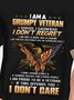 "I Am A Grumpy Veteran" T-shirt