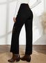 Stitching Lace Comfortable Casual Spring New Ladies Casual Pants