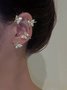 JFN Single Alloy Rhinestone Butterfly Cuff Earrings