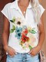Cotton Blends Vacation Buttoned Shirts & Tops