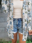 Cotton Blends Loosen Vacation Outerwear