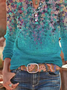 JFN Round Neck Floral Vacation T-Shirt/Tee