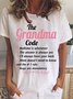Women Letter Short Sleeve Tee T-shirt Crew Neck Casual Summer Top