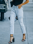 Regular Fit Pockets Statement Jeans