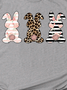 Women's Animal Short Sleeve Tee T-shirt Crew Neck Casual Summer Top