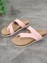 JFN  Simple Resort Thong Birkenstock Slippers