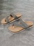 JFN  Simple Resort Thong Birkenstock Slippers