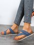 JFN  Simple Resort Thong Birkenstock Slippers