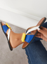 JFN  Contrast Paneled Bow Flat Slippers