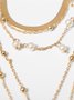 JFN  Resort Style Beach Pearl Multilayer Necklace