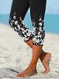 JFN Floral Casual Capris Leggings