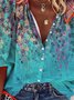 JFN Collar Floral Causal Shirt
