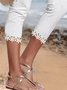 Regular Fit Floral Leggings